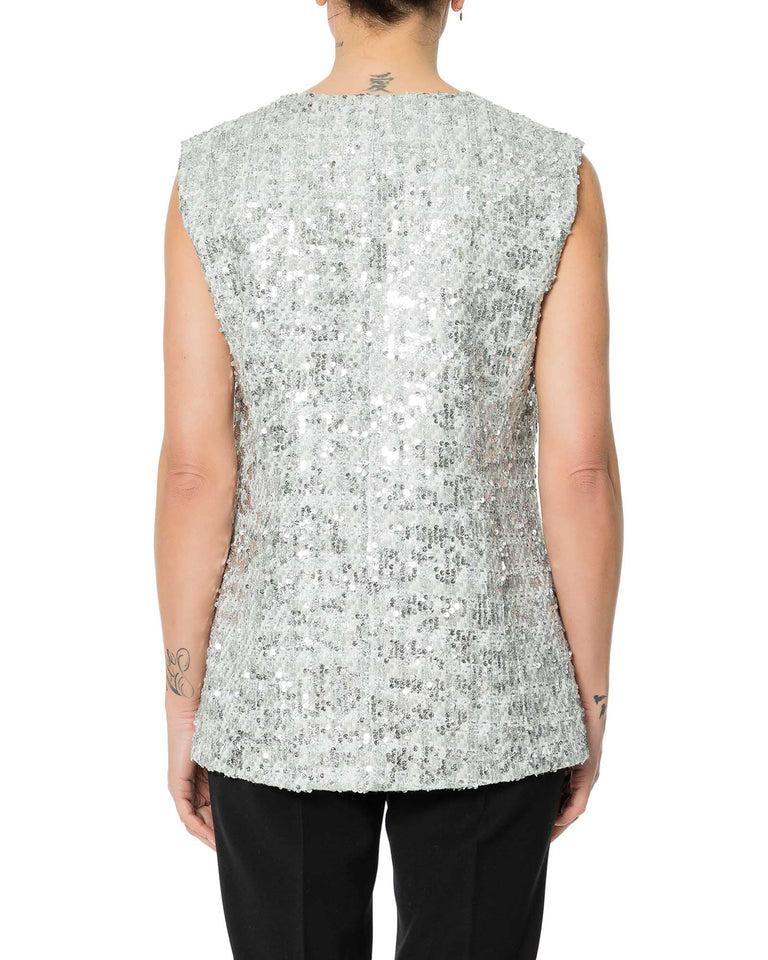 Rrue Bisquit GILET CHANEL PAILLETTES Shopping Online