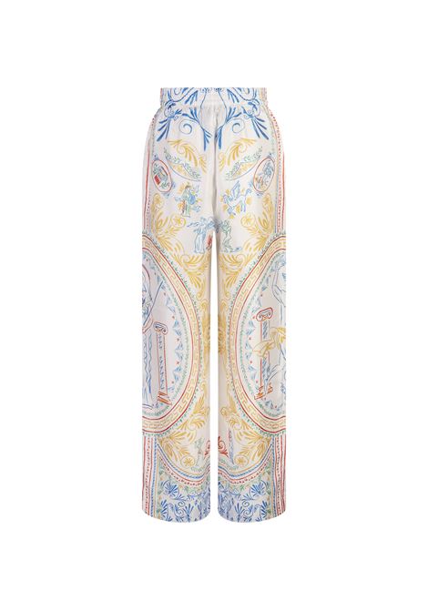 CASABLANCA Pantaloni In Seta The Crayon Vase - CASABLANCA Super sconto