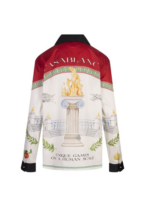CASABLANCA Unique Games Cotton Shirt - CASABLANCA Esporta salva