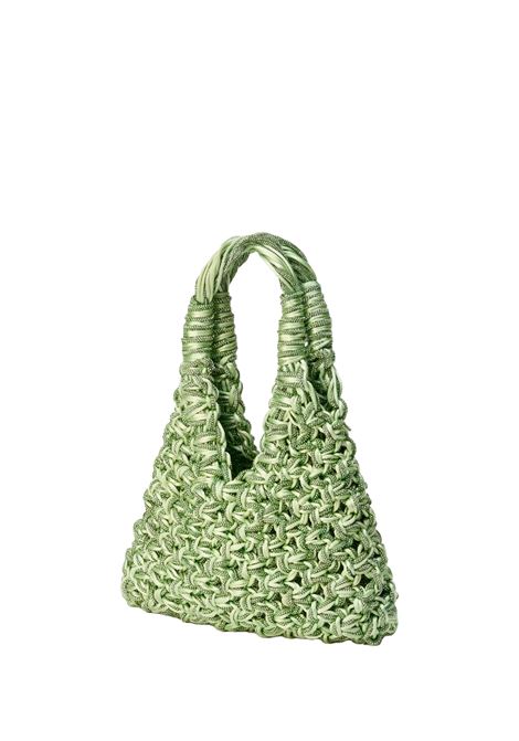 HIBOURAMA Borsa Vannifique In Satin Crisolite - HIBOURAMA Qualità