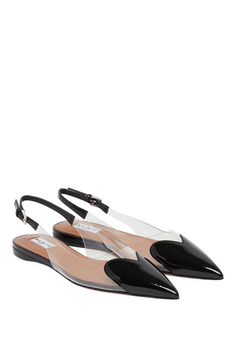 ALAIA Slingback Flat Le Coeur Nere - ALAIA Pezzi Unici