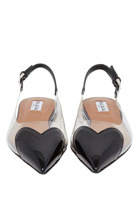 ALAIA Slingback Flat Le Coeur Nere - ALAIA Pezzi Unici