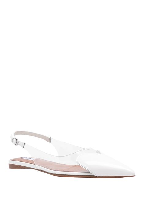 ALAIA Slingback Flat Le Coeur Bianche - ALAIA Soddisfazione Garantita