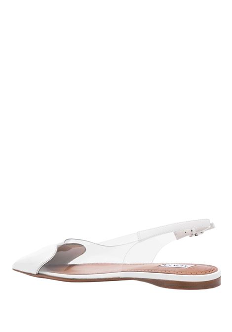 ALAIA Slingback Flat Le Coeur Bianche - ALAIA Soddisfazione Garantita