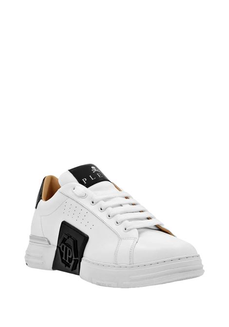 PHILIPP PLEIN Sneakers Phantom Kick$ Bianche e Nere - PHILIPP PLEIN Negozi Online