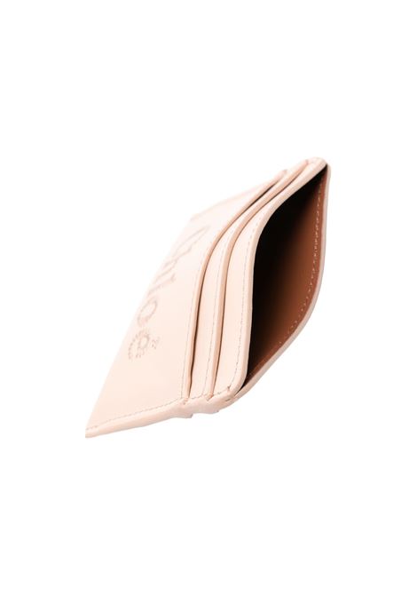 CHLOÉ Portacarte Chloé Sense Cement Pink - CHLOÉ Presa