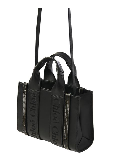 CHLOÉ Borsa Tote Mini Woody Nera - CHLOÉ Offerta