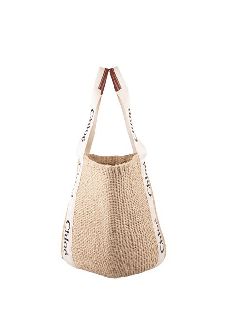 CHLOÉ Borsa Cesto Grande Woody In Rafia Con Nastri Chloé - CHLOÉ Hotsell