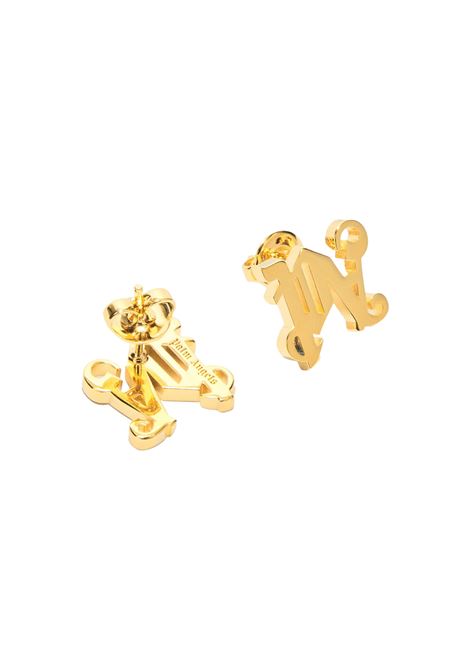 PALM ANGELS Orecchini Monogram Oro - PALM ANGELS Fornitura limitata