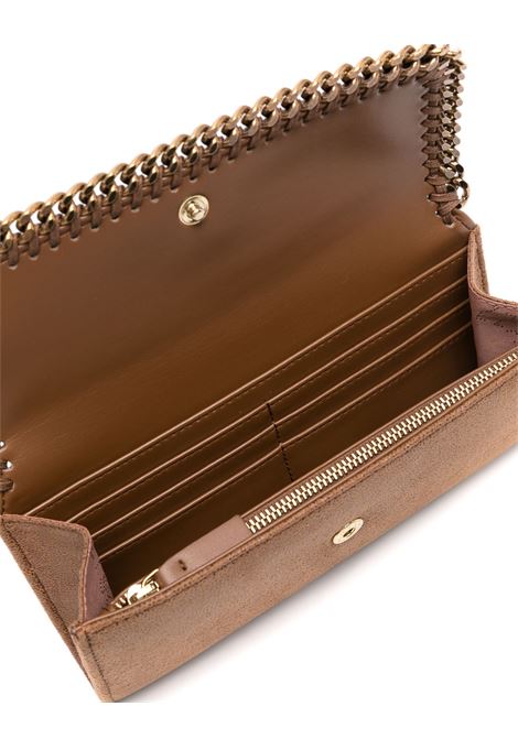 STELLA MCCARTNEY Portafoglio Continental Falabella Pecan e Oro - STELLA MCCARTNEY Offerta esclusiva
