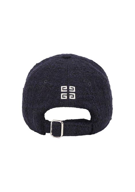 GIVENCHY Cappello Da Baseball Givenchy In Tweed Blu Scuro - GIVENCHY Vendite stagionali