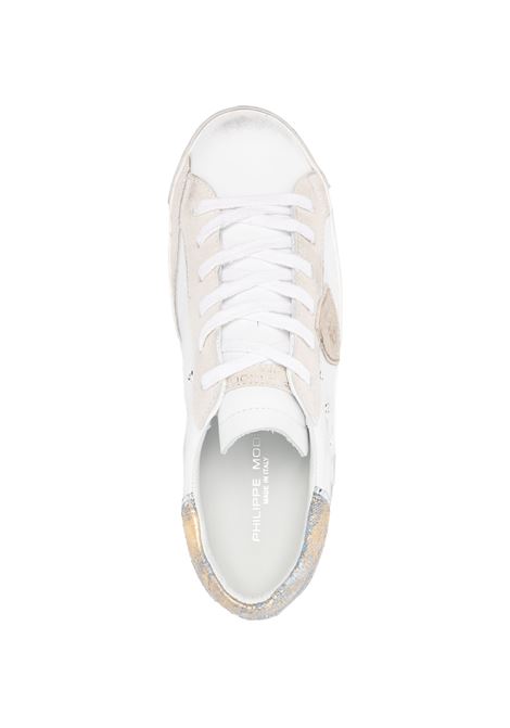 PHILIPPE MODEL Sneakers Prsx Bianche e Azzurre - PHILIPPE MODEL Latest fashion