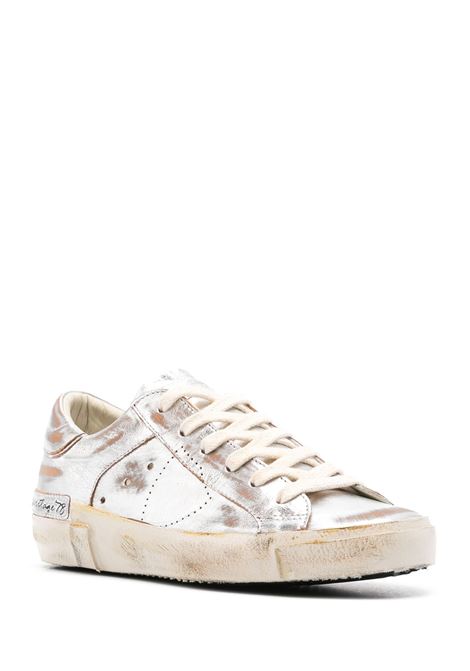 PHILIPPE MODEL Sneakers Prsx Argento - PHILIPPE MODEL Online Outlet