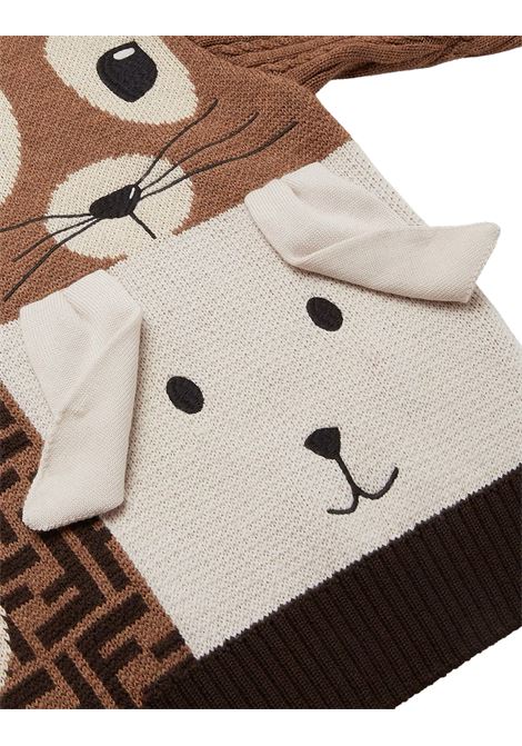 FENDI KIDS Maglione Con Animali Mascotte - FENDI KIDS Offerte esclusive