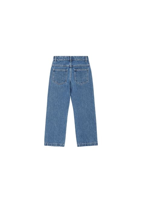 FENDI KIDS Jeans Blu Medio Con Ricamo Logo - FENDI KIDS Lightning offer