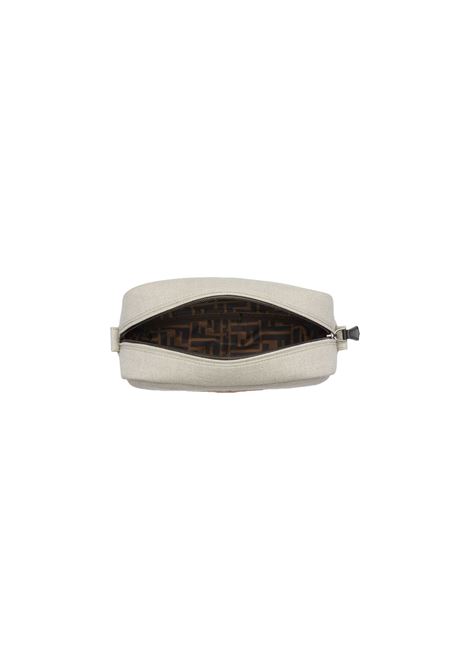 FENDI KIDS Beauty Case In Tessuto Ecru' Con Ricamo - FENDI KIDS Latest stili