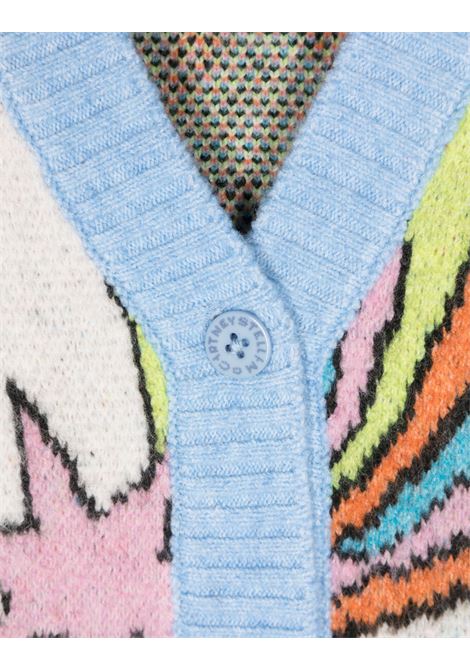 STELLA MCCARTNEY KIDS Cardigan in Maglia con Stelle Cadenti - STELLA MCCARTNEY KIDS Offerta speciale della fabbrica