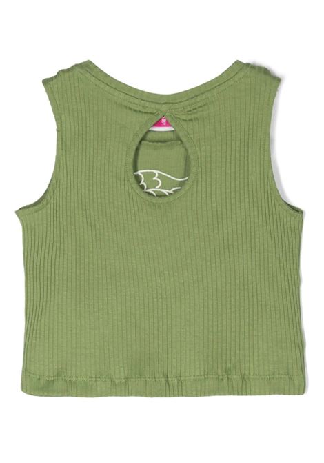EMILIO PUCCI JUNIOR Canotta a Coste Verde Con Motivo Pesci - EMILIO PUCCI JUNIOR Fino al 55% di sconto