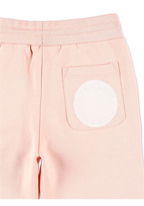 STELLA MCCARTNEY KIDS Joggers Rosa Con Disco Logo - STELLA MCCARTNEY KIDS In vendita