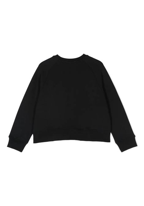 STELLA MCCARTNEY KIDS Felpa Nera Con Logo Circolare Multicolore - STELLA MCCARTNEY KIDS Italia