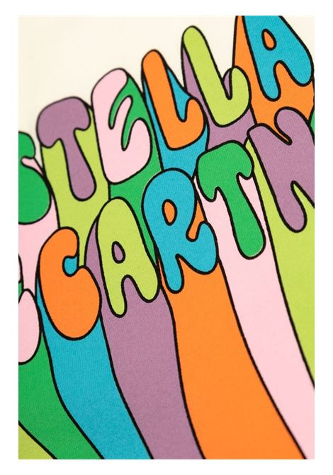 STELLA MCCARTNEY KIDS T-Shirt Bianca Con Grafica Stella - STELLA MCCARTNEY KIDS Vendita