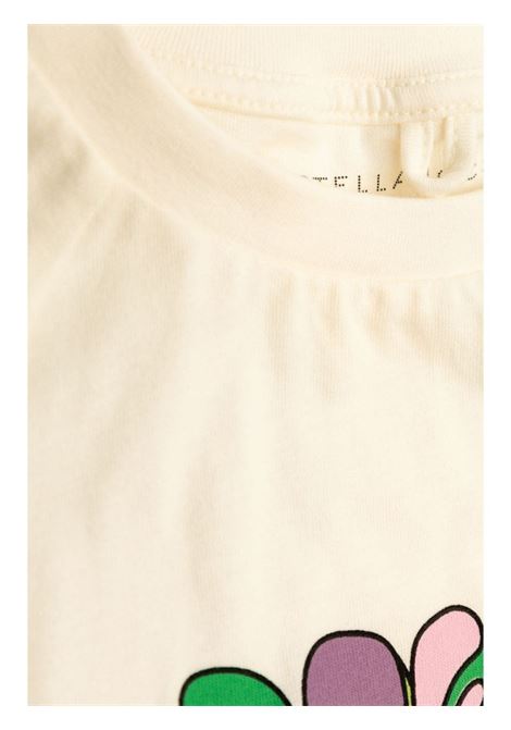 STELLA MCCARTNEY KIDS T-Shirt Bianca Con Grafica Stella - STELLA MCCARTNEY KIDS Vendita