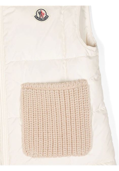 MONCLER ENFANT Gilet Imbottito Rhoda Bianco - MONCLER ENFANT Promozione