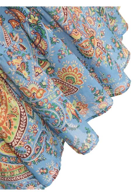 ETRO KIDS Abito Smanicato Azzurro Con Motivo Paisley - ETRO KIDS Consegna Veloce