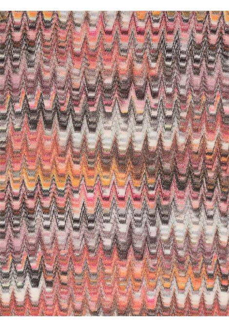 MISSONI KIDS T-Shirt In Viscosa Stretch Con Motivo Zigzag Multicolore - MISSONI KIDS Prezzo Ridotto