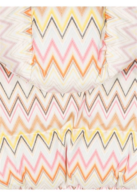 MISSONI KIDS Piumio Bianco Con Motivo Zigzag Multicolore - MISSONI KIDS Novità