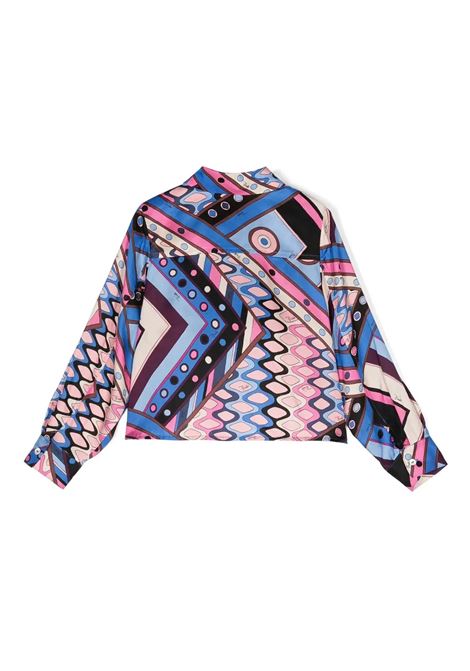 EMILIO PUCCI JUNIOR Camicia Con Stampa Vivara - EMILIO PUCCI JUNIOR Vendita Economica