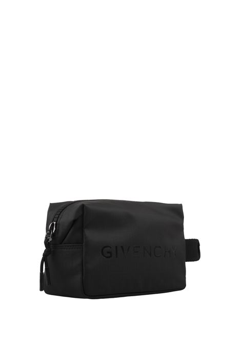 GIVENCHY Trousse Da Toilette G-Zip in Nylon 4G Nero - GIVENCHY Offerta speciale