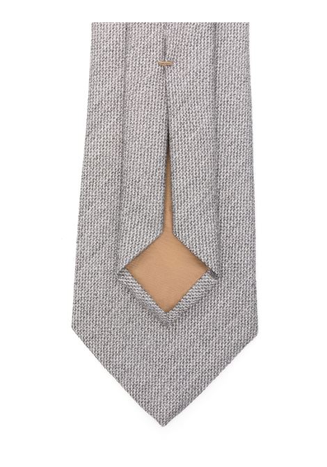 BOSS Cravatta Jacquard Grigia - BOSS Grande vendita
