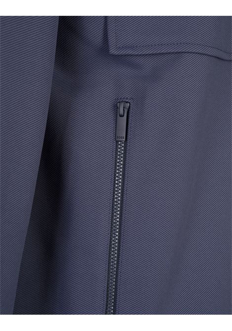 BOSS Sovracamicia Blu Con Zip - BOSS Shopping online