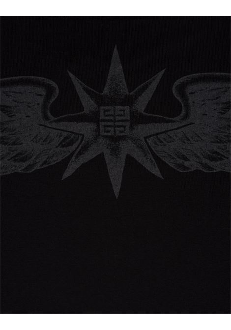 GIVENCHY T-Shirt In Cotone Nero GIVENCHY Wings - GIVENCHY Offerta esclusiva