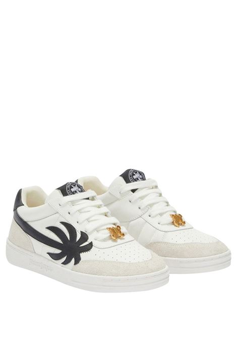 PALM ANGELS Sneakers Palm Beach University Bianche e Nere - PALM ANGELS Vendita calda