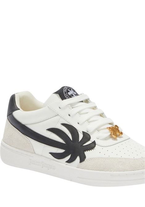 PALM ANGELS Sneakers Palm Beach University Bianche e Nere - PALM ANGELS Vendita calda