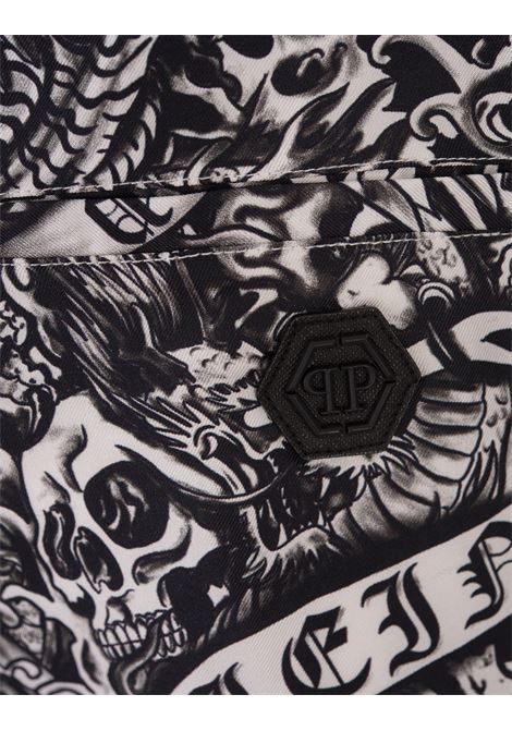 PHILIPP PLEIN Silk Cool Kid Shorts Tattoo - PHILIPP PLEIN Offerte esclusive