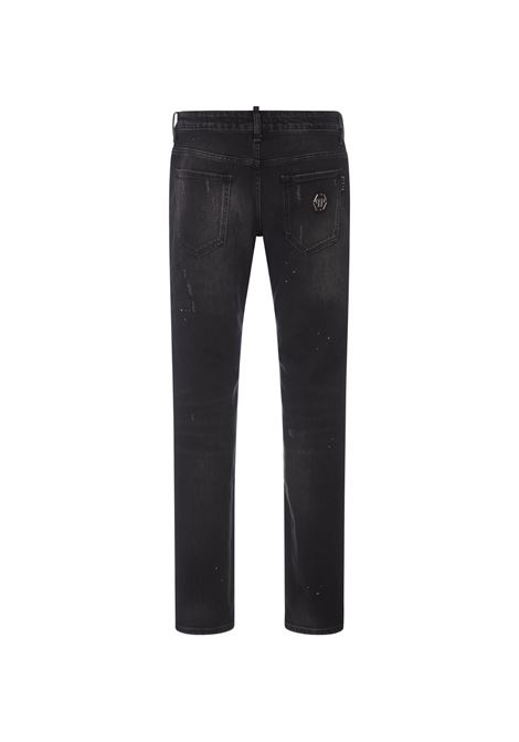 PHILIPP PLEIN Jeans Super Straight Cut Neri - PHILIPP PLEIN Grandi sconti