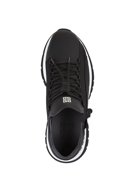 GIVENCHY Sneakers Da Running Spectre In Pelle Nera Con Zip - GIVENCHY Offerte giornaliere