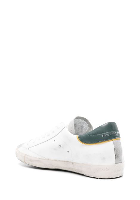 PHILIPPE MODEL Sneakers Prsx Bianche e Verdi - PHILIPPE MODEL Ultimo giorno
