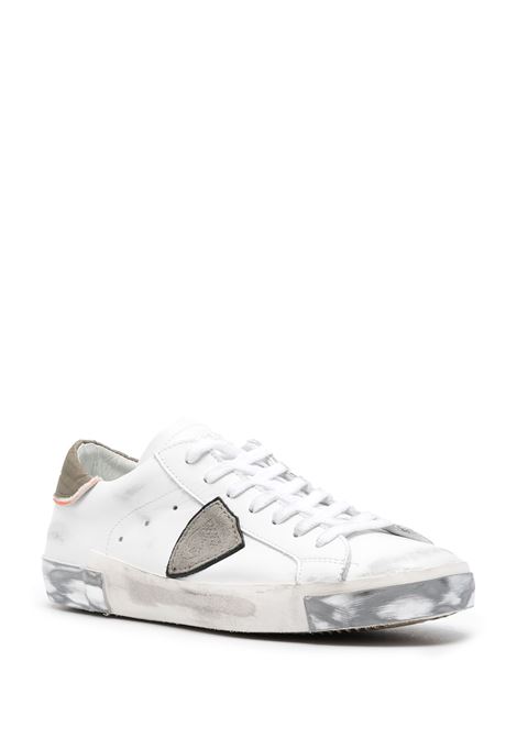 PHILIPPE MODEL Sneakers Prsx Bianche e Verdi - PHILIPPE MODEL Promozione temporanea