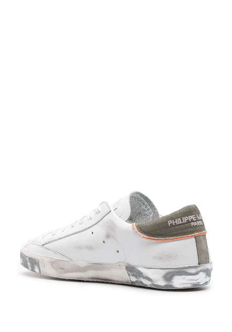 PHILIPPE MODEL Sneakers Prsx Bianche e Verdi - PHILIPPE MODEL Promozione temporanea