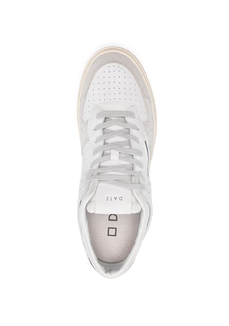 D.A.T.E. Sneakers Torneo Vintage Bianche e Blu - D.A.T.E Italy