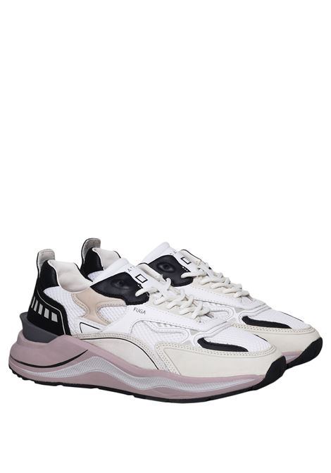 D.A.T.E. Sneakers Running Fuga Bianche e Nere - D.A.T.E Italia