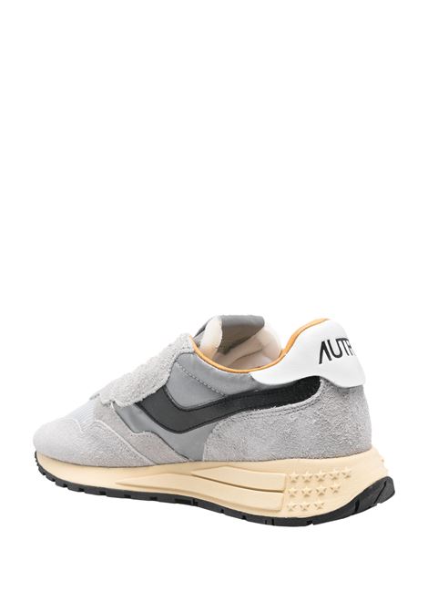 AUTRY Sneakers Reelwind In Suede Sand e Nylon Riflettente - AUTRY Spedizione Gratuita