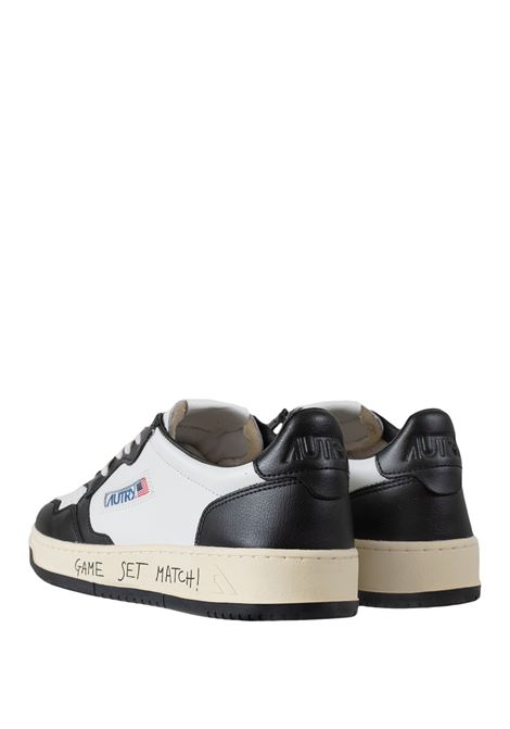 AUTRY Sneakers Medalist Low In Pelle Bianca e Nera - AUTRY Soddisfazione Garantita