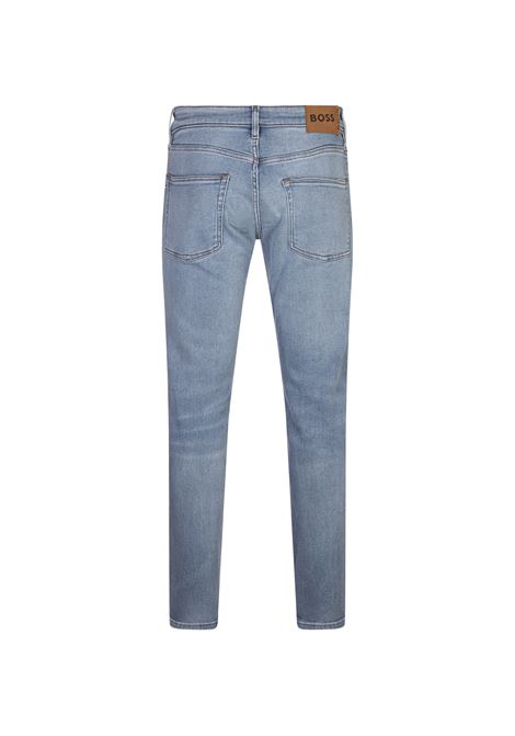 BOSS Jeans Slim Fit In Denim Comfort-Stretch Fresh-Blue - BOSS Affare Del Giorno