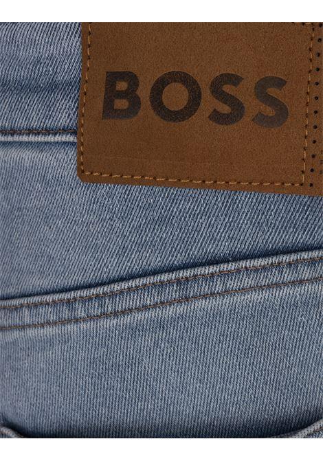 BOSS Jeans Slim Fit In Denim Comfort-Stretch Fresh-Blue - BOSS Affare Del Giorno