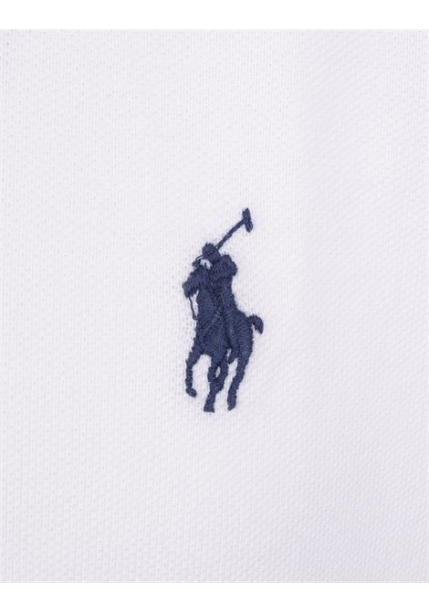 RALPH LAUREN Polo In Piquet Slim-Fit Bianca - RALPH LAUREN Offerte